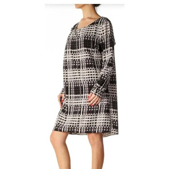 THAKOON For Designation Mod 60'S Look CARNABY STREET Dress L Shift A Line - Picture 2 of 12